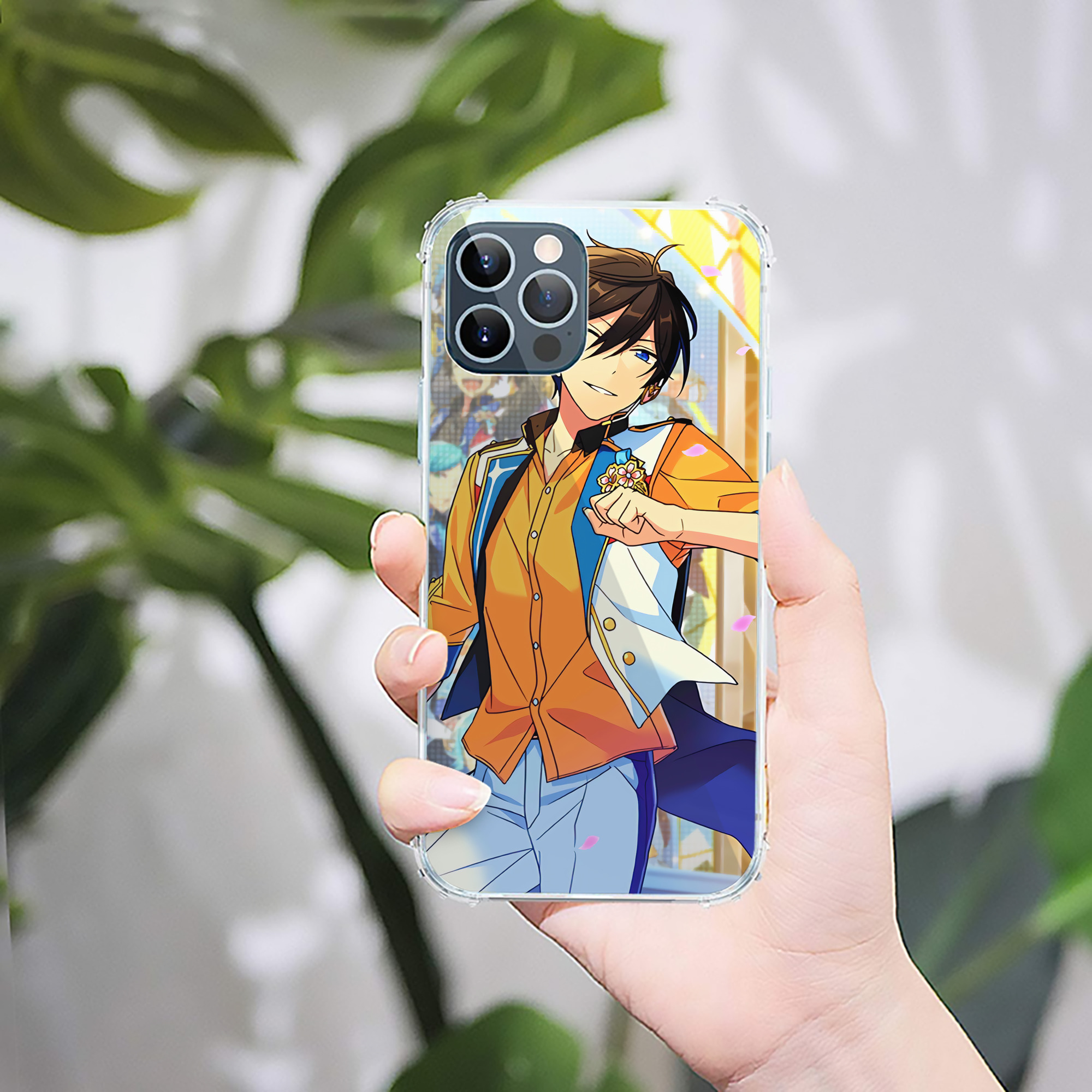 （画像用） あんさんぶるスターズ! Ensemble Stars 【iPhone 12シリーズ対応】透明スマホケース（クリアソフトケース）